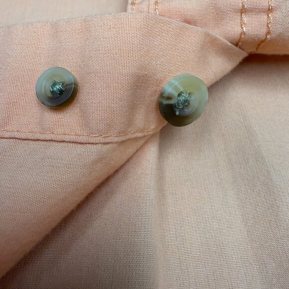 Men's WORLD WIDE SPORTSMAN Orange Short Sleeve PFG Fishing Shirt- Size XL - Picture 6 of 11